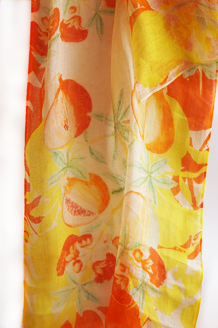 Linen Scarf | Pomegranate | LPOM