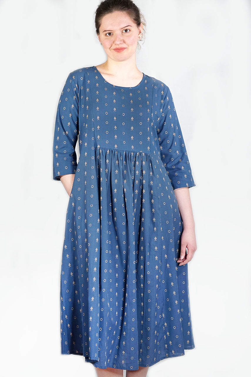Beader Cotton Dobby Dress - BEDD