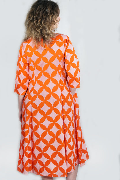 Beader Cotton Venn Dress - BEVD