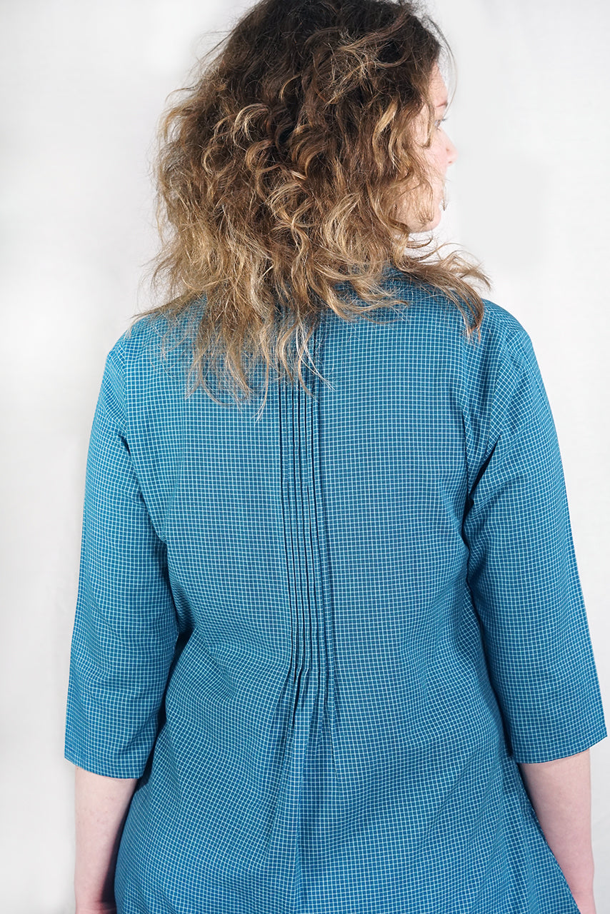 Banksia Micro Check Cotton Top - BMCT