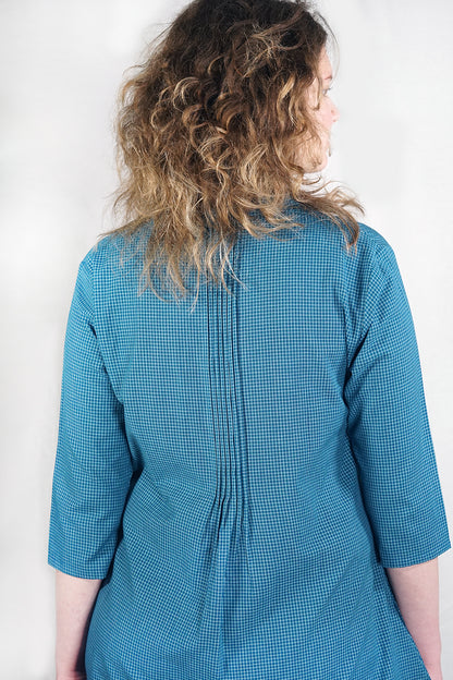 Banksia Micro Check Cotton Top - BMCT