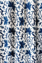 Load image into Gallery viewer, Crewel Embroidered Cotton Curtain - CCH
