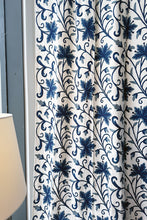 Load image into Gallery viewer, Crewel Embroidered Cotton Curtain - CCH