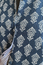 Load image into Gallery viewer, Cotton Quilted Jacket - navy blue COQJ-N