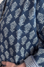 Load image into Gallery viewer, Cotton Quilted Jacket - navy blue COQJ-N