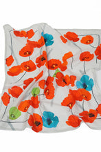 Load image into Gallery viewer, Cotton Bandana - Poppies CPOP