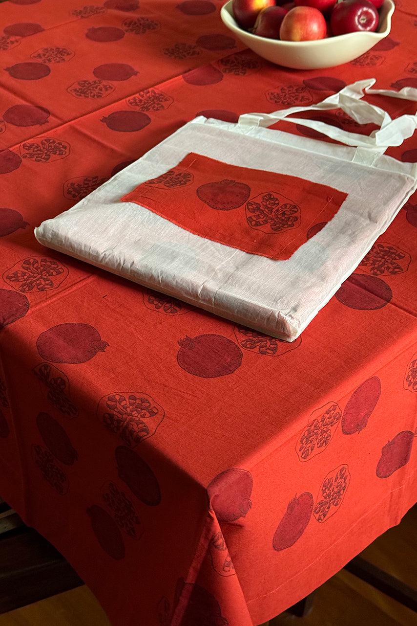 Cotton Tablecloth - Pomegranate - CPOT