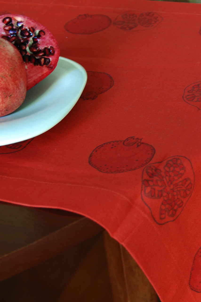 Cotton Tablecloth - Pomegranate - CPOT