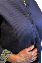 Load image into Gallery viewer, Cotton Quilted Reversible Jacket - navy CQRJ-N
