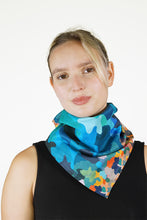 Load image into Gallery viewer, Cotton Bandana | Rainbow Puddles | CRPU