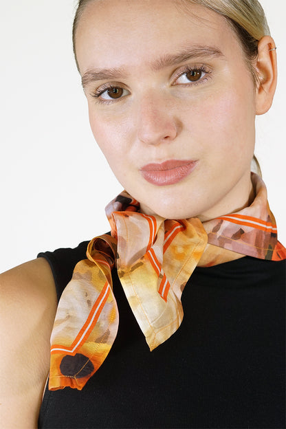 Cotton Bandana - Wall Flowers CWAF