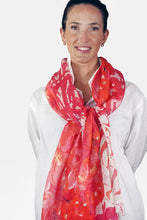 Load image into Gallery viewer, Linen Scarf Begonia Lace - LBEL