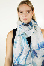 Load image into Gallery viewer, Linen Scarf Floral Wash - LFLW