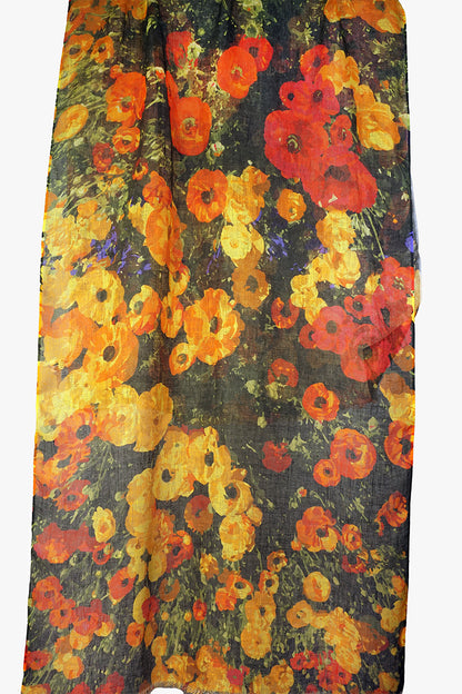 Linen Scarf Ranunculus - LRUN