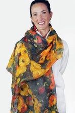 Load image into Gallery viewer, Linen Scarf Ranunculus - LRUN