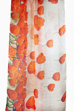 Load image into Gallery viewer, Linen Scarf Tulip Reflections - LTUL