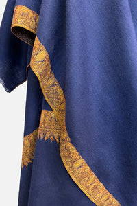 Pashmina Embroidered Shawl | blue