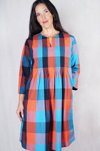 Load image into Gallery viewer, Rini Cotton Check Dress - RINI-C
