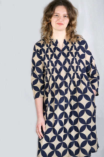 Rini Cotton Venn Dress - RIVD