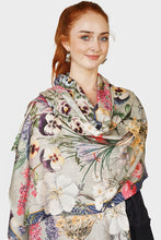 Load image into Gallery viewer, Silk Scarf - Cottage Garden - SCOT