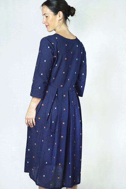 Cotton Skuta Vee Geo Dress - SKVD-B