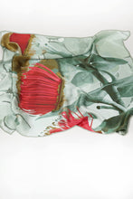 Load image into Gallery viewer, Silk Square Scarf - Flowering Gum SQFG