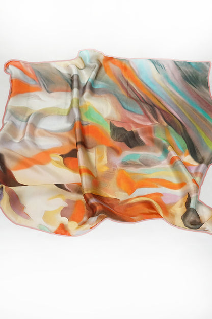 Silk Square Scarf - Reflections SQRE