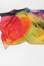 Load image into Gallery viewer, Silk Square Scarf - Sunset SQSU