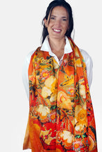 Load image into Gallery viewer, Silk Scarf Blossom Sunset - SSUN
