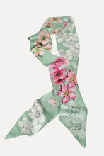 Load image into Gallery viewer, Silk Twilly Scarf - Tea Tree STTT