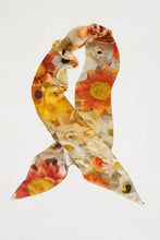Load image into Gallery viewer, Silk Twilly Scarf - Wall Flowers SWFT
