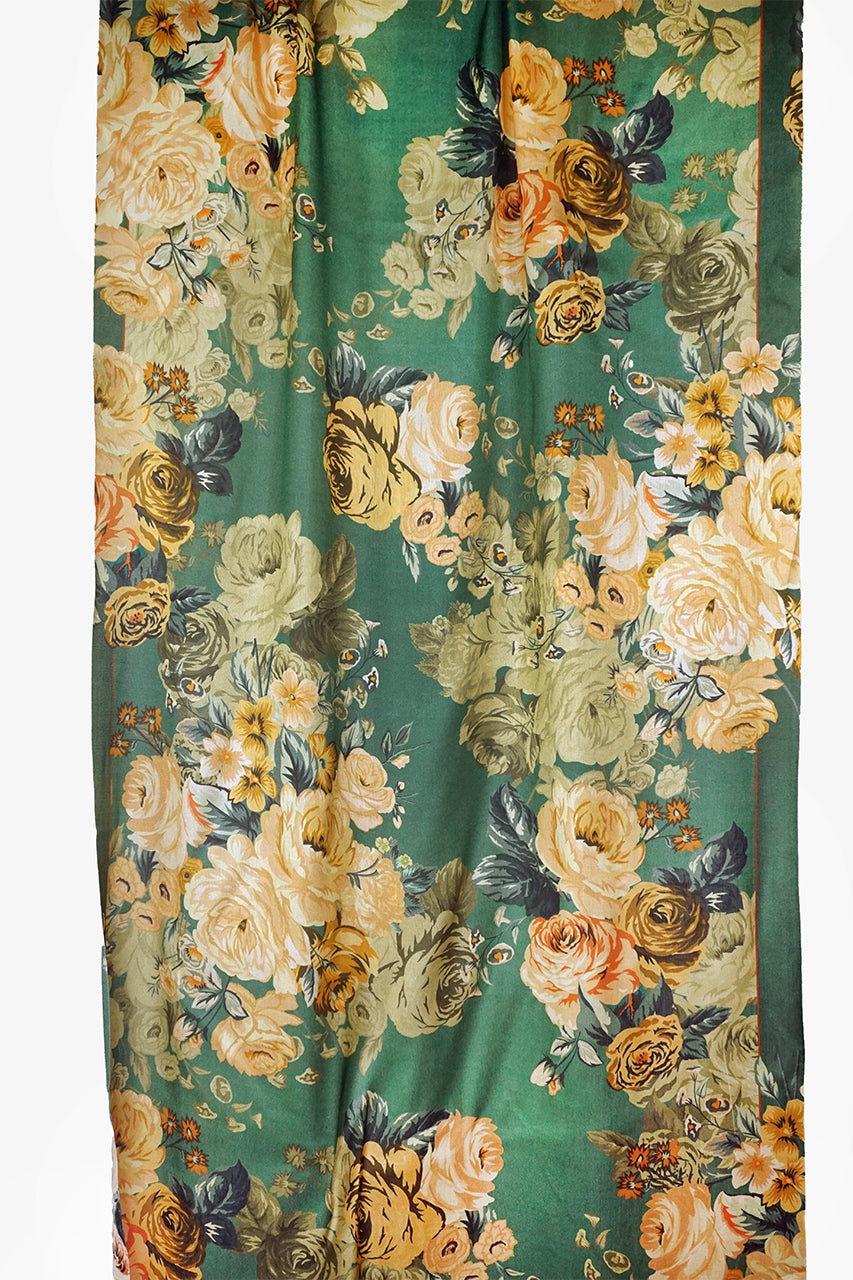 Silk Scarf Wild Roses - SWIR