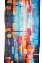 Load image into Gallery viewer, Merino Wool Scarf - Abstract Windows WABW