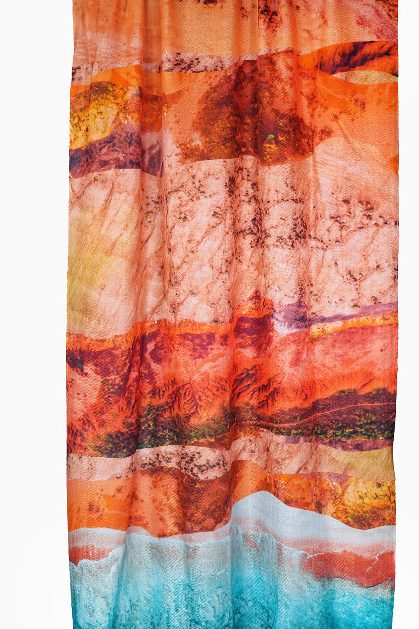 Merino Wool Scarf - Aerial WAER