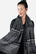 Load image into Gallery viewer, Merino Wool Scarf - Mono Stripes WCMT