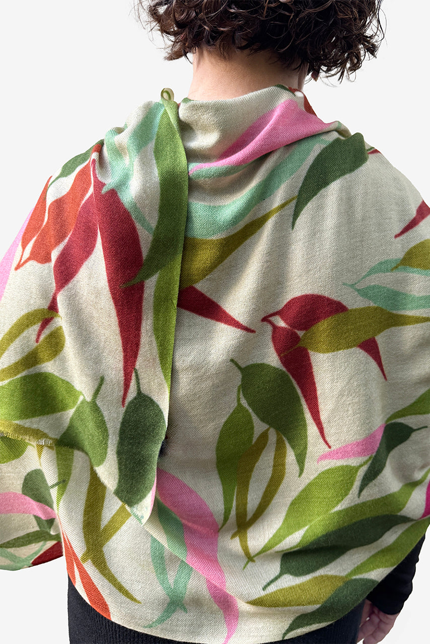 Merino Wool Scarf - Eucalypt WEUC