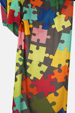 Load image into Gallery viewer, Merino Wool Scarf Fly Jigsaw WFJI