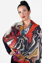 Load image into Gallery viewer, Merino Wool Scarf - Filmic Reflections WFRE