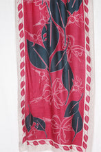 Load image into Gallery viewer, Merino Wool Scarf - Fuchsia Shadows WFUH-P