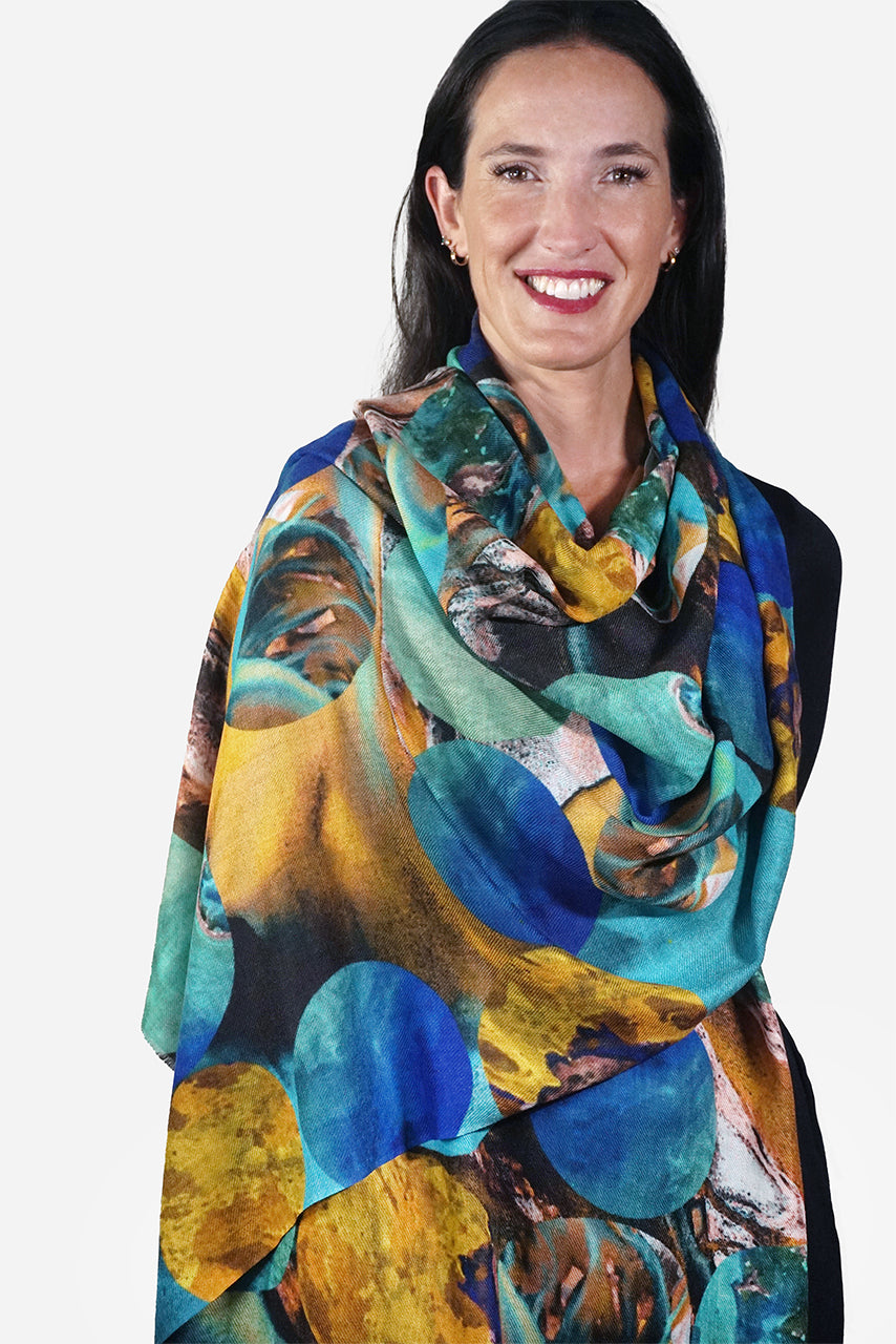 Merino Wool Scarf - Space Odyssey WSOD