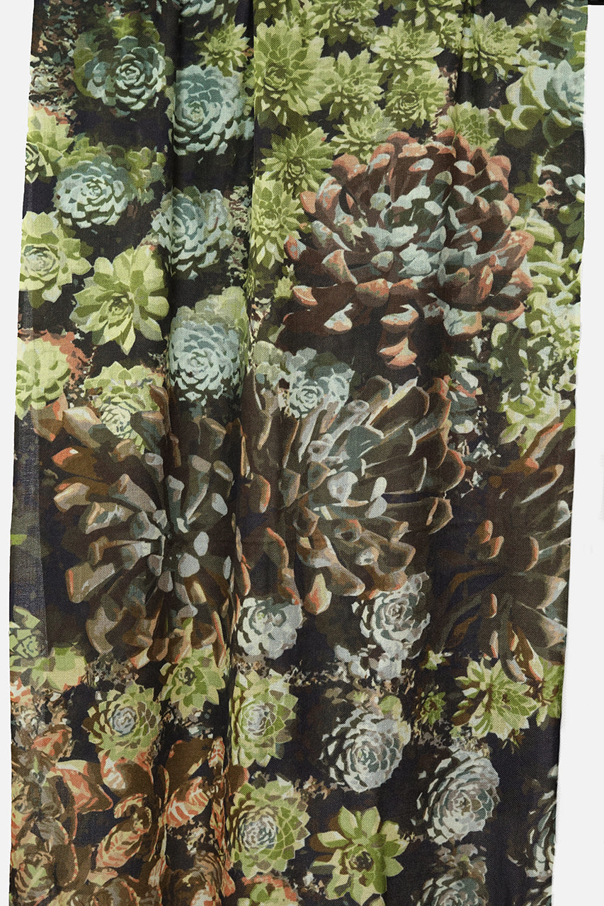 Merino Wool Scarf Succulent WSUC