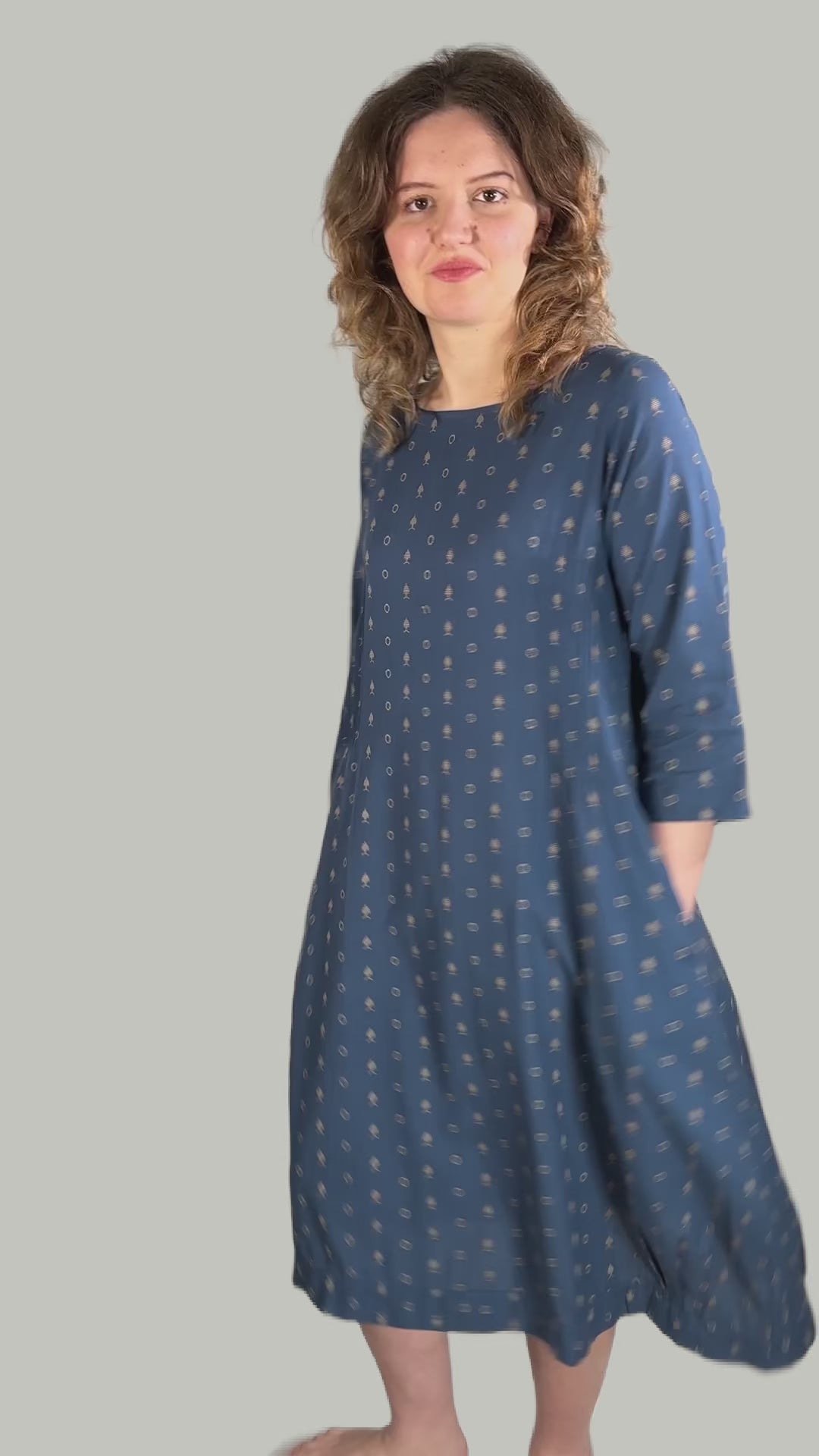 Lypin Dobby Cotton Dress - LYDD