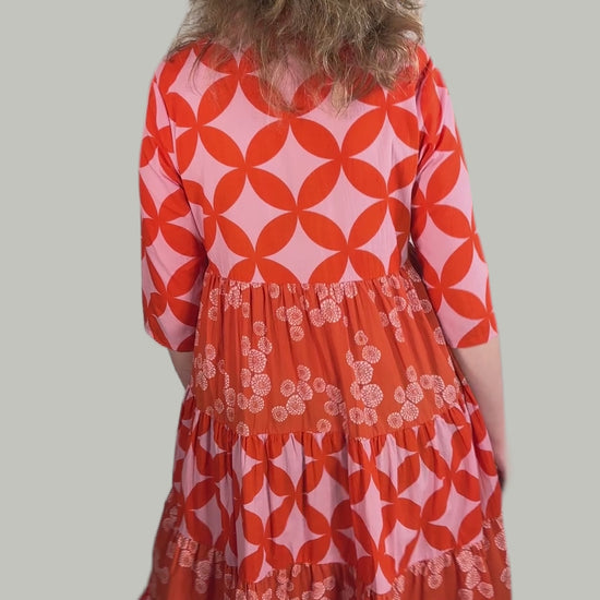 Cotton Balcony Venn Bloom Dress | BVBD