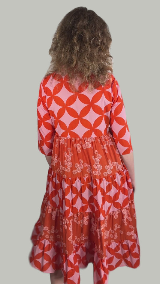 Cotton Balcony Venn Bloom Dress | BVBD