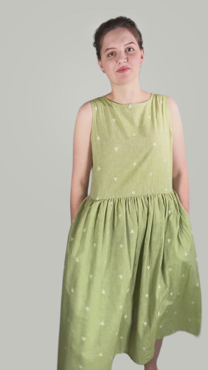Cotton Acacia Fir Dress - AFID