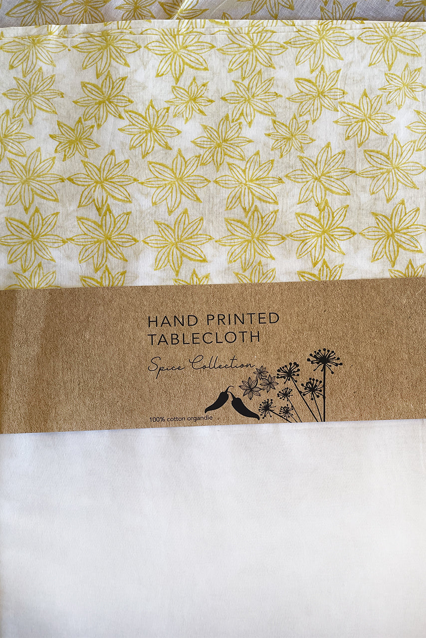 Cotton Tablecloth - Star Anise | CSTA