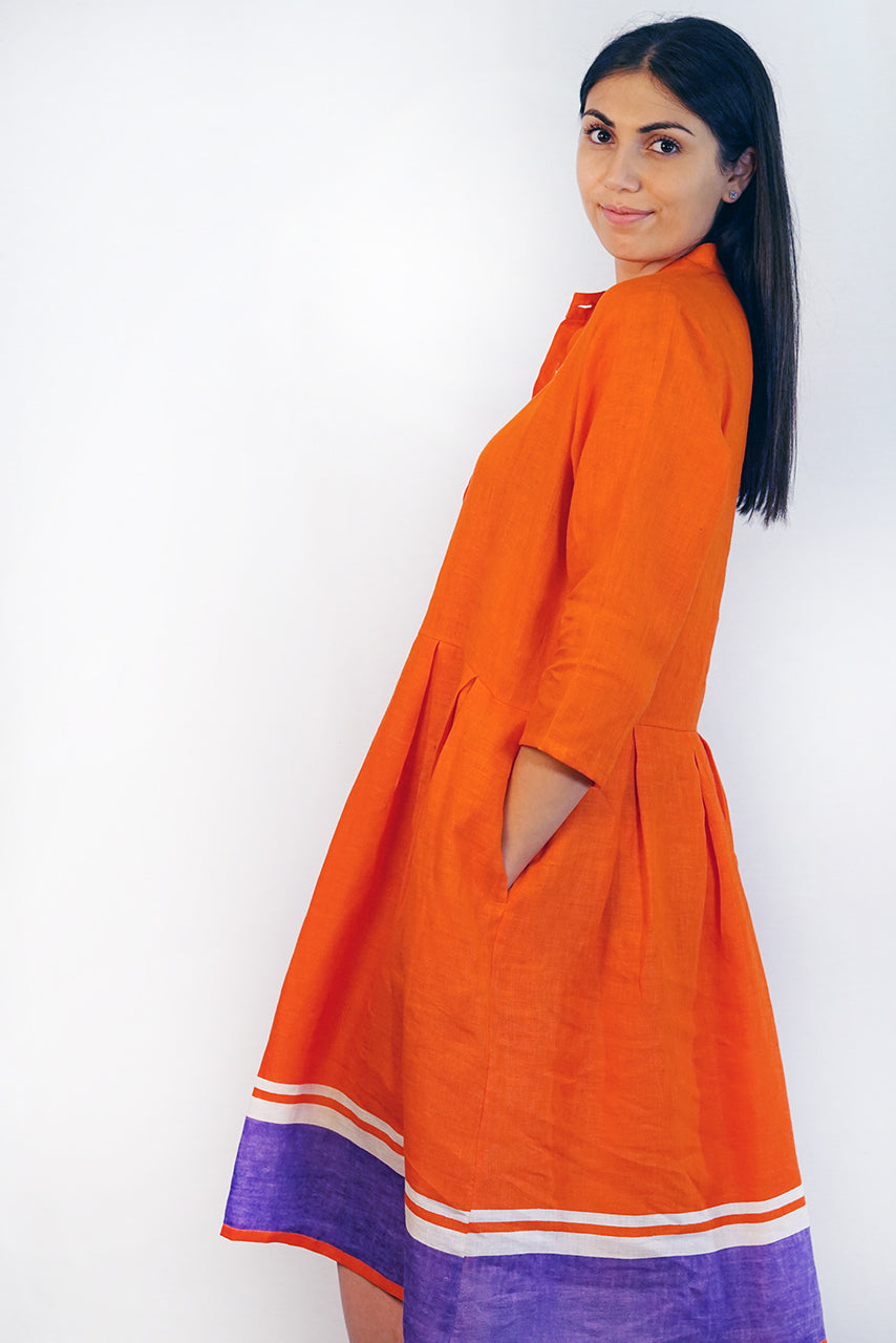 Dashant Linen Dress - DASH-O
